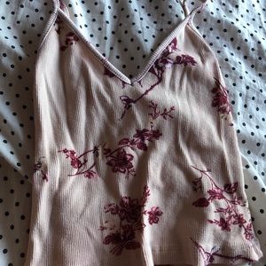 Brandy Melville Cherry Blossom Joanne tank